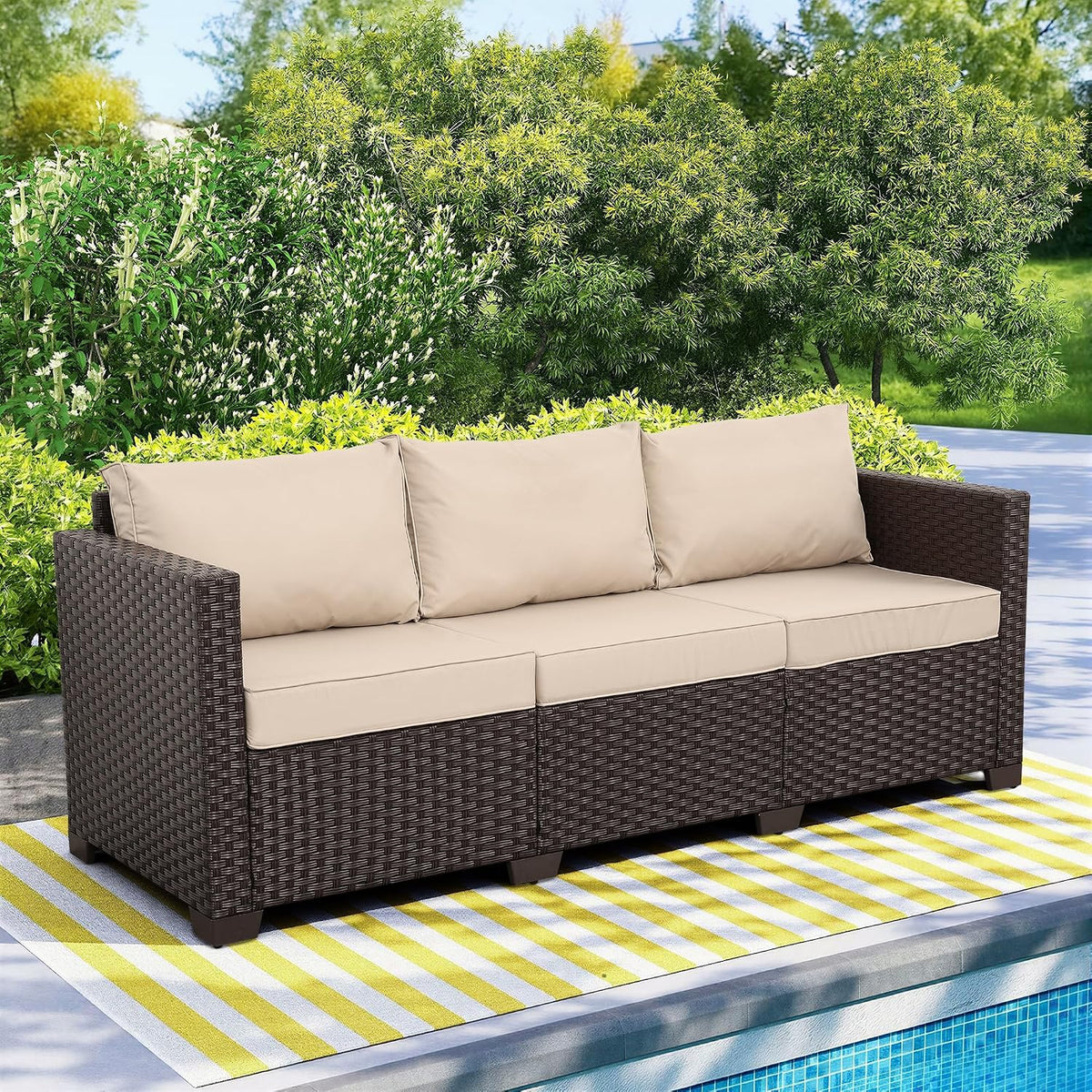Resin Wicker Patio Couches
