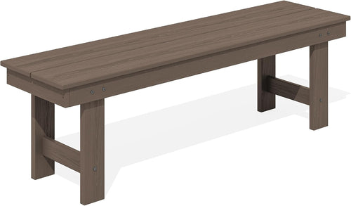 All‑Weather HDPE Outdoor Patio Bench