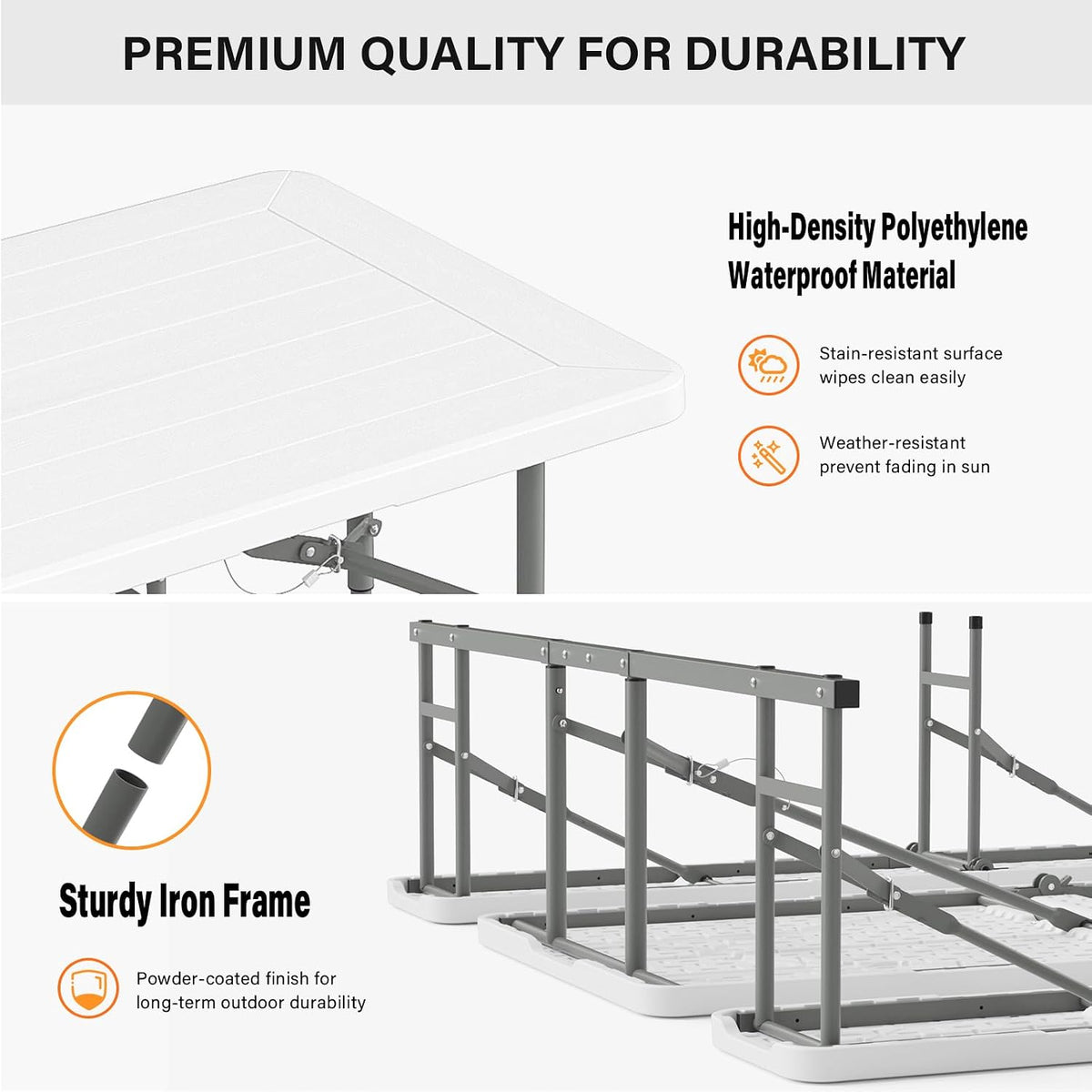 Portable Folding Outdoor Picnic Table Set