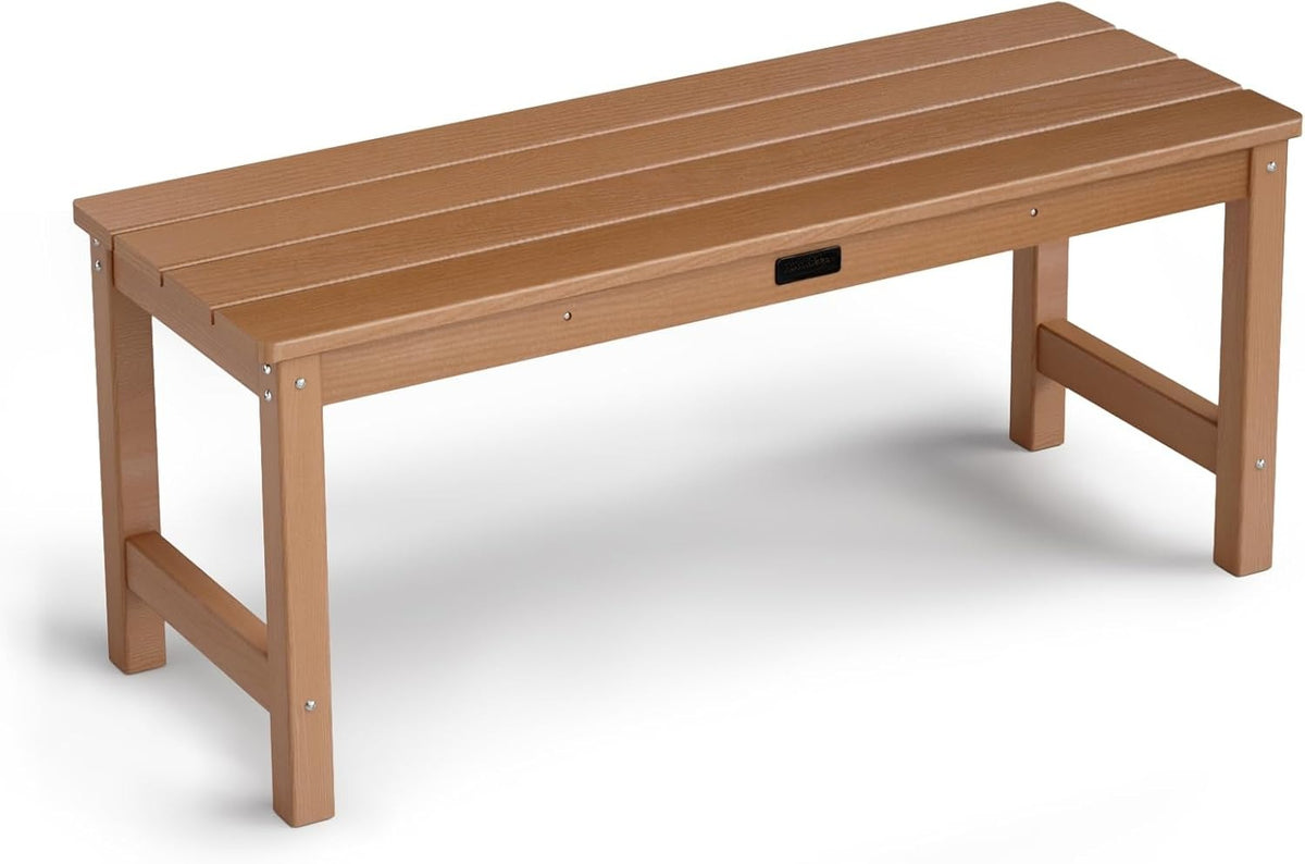 Heavy‑Duty HDPE Outdoor Patio Bench